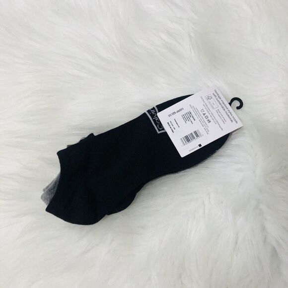 New Calvin Klein‎ Men Microfiber Stretch No Show Socks 3-Pairs Gray Shoe Sz 7-12 - Picture 3 of 3